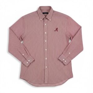 Private Collection University of Alabama Crimson Tide Stripe Shirt Mens Medium